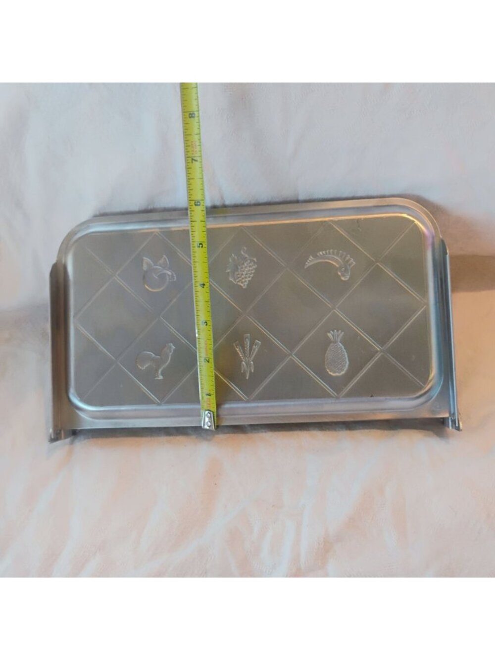 Vtg Chase Art Deco Chrome Folding Serving Tray w/Bakelite Handle - READ - Picture 8 of 9
